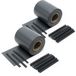 Wiltec Brise-vue En Rouleau – Anthracite – 70 m x 19 cm – En PVC 650 g/m² – Avec 40 clips – Protection visuelle pare-vue extérieur pour clôture jardin terrasse