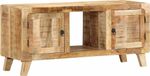 Meuble TV 105x46x32 cm manguier brut massif