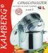 Amberg Couscouspan 12 liter RVS met glazen deksel geschikt voor alle warmtebronnen inclusief inductie