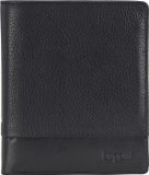 bugatti Leren Portemonnee Atlanta Wallet Black Zwart