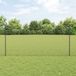 vidaXL Zeshoekig gaashek met palen 10 x 1,2 m PVC-coated staal grijs