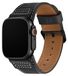 iWatch bracelet double couche design - cuir véritable - boucle acier inoxydable