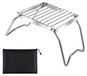 Barbecue de feu de camp Grille de feu de camp barbecue - Pliable - Acier inoxydable - Avec sac de rangement