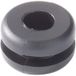 HellermannTyton HV1301-PVC-BK-M1 Passe-câble Diamètre de serrage (max.) 8 mm Épaisseur de plaque (max.) 1 mm PVC Noir 1 pièce(s)