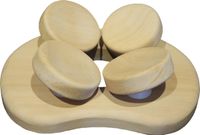 Halu Sauna Ergonomische Hoofdsteun - Rond - Aspen