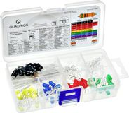 Quadrios LED-assortiment Rood, Groen, Geel, Blauw, Koud-wit, Warm-wit 5 mm