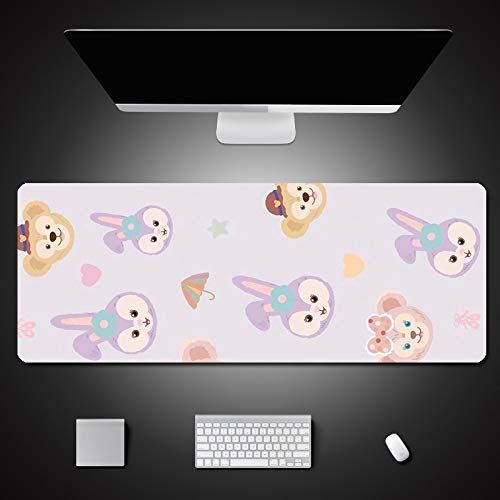 VYEUIAO Black Gaming Mouse Pad (English) Desk Pad 800x300mm XL Mouse Pad Design Large Mouse Pad, Computer PC Professional Gamer Mouse Pad, Keyboard Pad