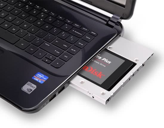 Orico - Aluminum Notebook Internal Hard Drive Mounting Bracket Adapter voor Laptop Optical Bay Caddy 12.7mm