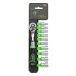 JBM jeu de douilles 1/4" 11 pièces avec cliquet 72 dents