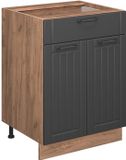 Vicco Fame-Line Keukenonderkast – 60 cm met lade, WB Antraciet Donkergrijs