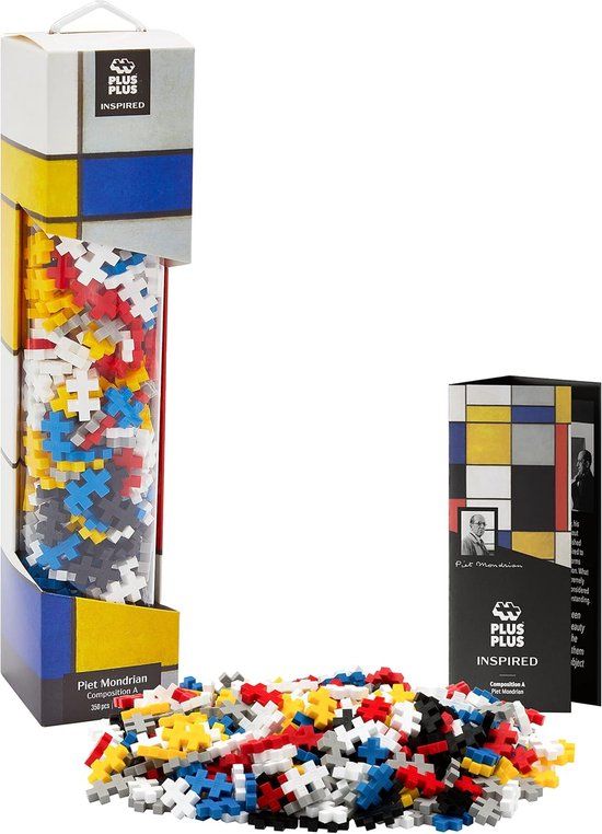 Plus-Plus Inspired Mondriaan Compositie A 350-delige bouwset