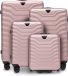 PEAFOWL Wings PEAFOWL Collectie Kofferset Rose Goud ABS+ Materiaal
