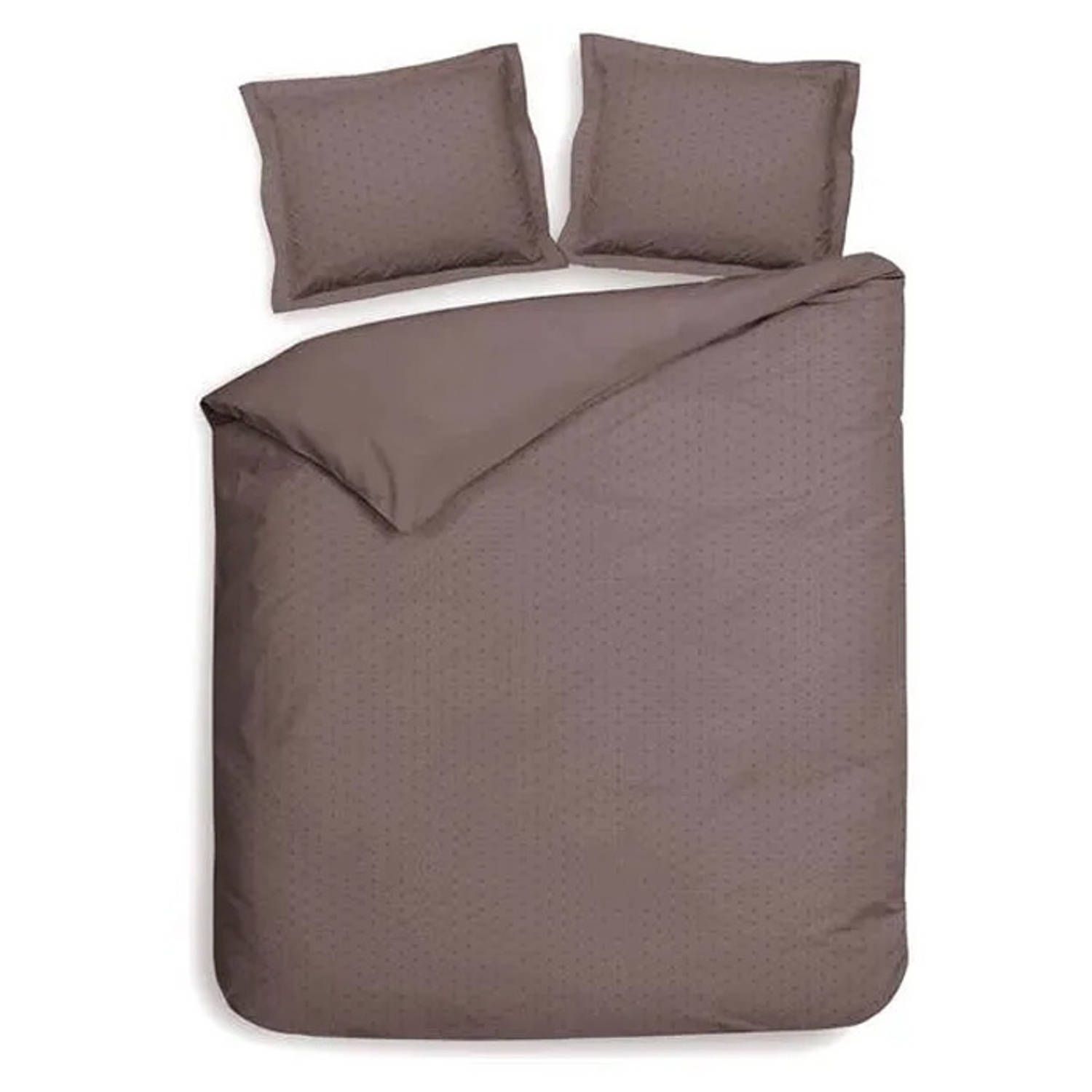 Heckett & Lane dekbedovertrek punto - canyon rose - lits-jumeaux xl 260x200/220 cm - Roze