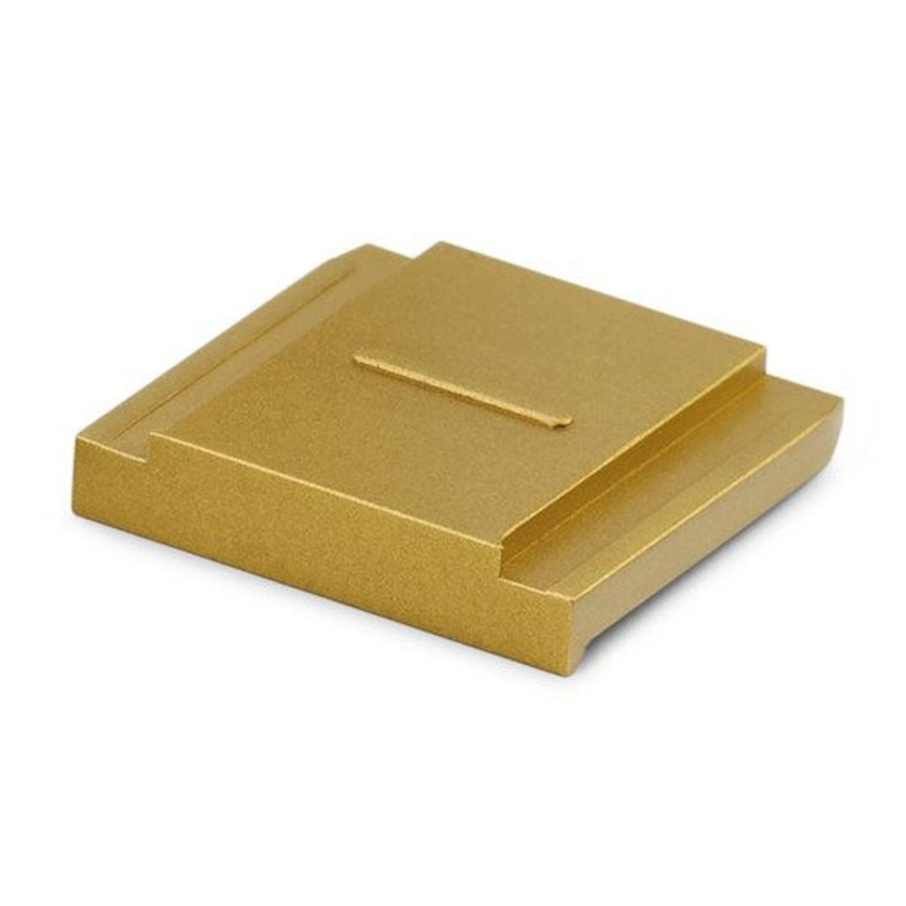 Leica 19656 Hotshoe Cover - Messing - Gestraalde Afwerking