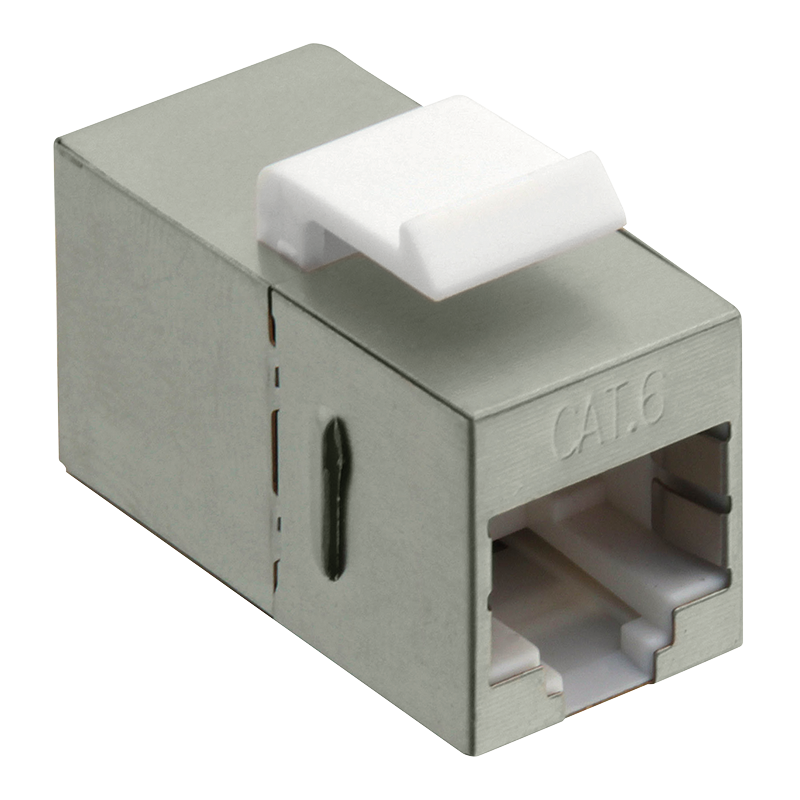 LogiLink NK4011 - Keystonemodule - 2xRJ45 - Metallic