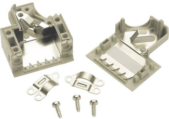 HARTING 09 67 025 0573 09670250573 Aantal polen: 25 Kunststof 45 ° Grijs 1 stuk(s)