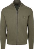 BOSS Kanozip Vest Donkergroen - Maat L - Heren