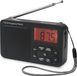 Caliber Radio portable sur piles - Radio de secours - Kit d'urgence Pensez à l'avance - AM et FM - Prise casque (HPG320B)