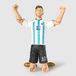 Megableu Lionel Messi Actiefiguur 20 cm Messi Argentinië Voetbal Speelfiguur met Bewegende Ledematen
