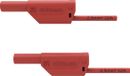 Schützinger VSFK 8700 / 2.5 / 100 / RT Veiligheidsmeetsnoer [4mm-stekker - 4mm-stekker] 100.00 cm Rood 1 stuk(s)