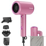 Merkloos Reishaardroger - Opvouwbaar - 2400 W - Ionen - 3 temperaturen - Met diffuser
