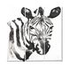Homemania Wandfoto, zebra, 3-delig, dieren, woonkamer, slaapkamer, meerkleurig, 69 x 3 x 50 cm, HM203PKNV-147, polyester, hout