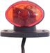 Radex LED Breedtelamp ovaal rood/wit 12V