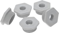 Kalitec 5 stuks G6252000 verloopstukken M25/M20 kunststof lichtgrijs