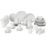 SILVERCREST® Service de table combiné en porcelaine, 62 pièces.