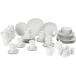 SILVERCREST® Service de table combiné en porcelaine, 62 pièces.