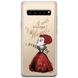 ERT GROUP Telefoonhoes voor Samsung S10 5G origineel en officieel gelicentieerd Disney patroon Alice in Wonderland 002
