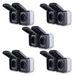 Prises doubles, IP55, lot économique, 5 pièces, horizontal, anthracite