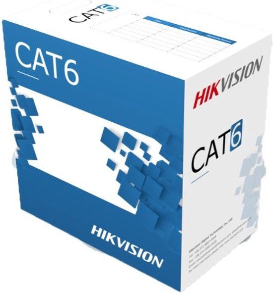Hikvision DS-1LN6-UE-W, 305 m, Cat6, U/UTP (UTP)