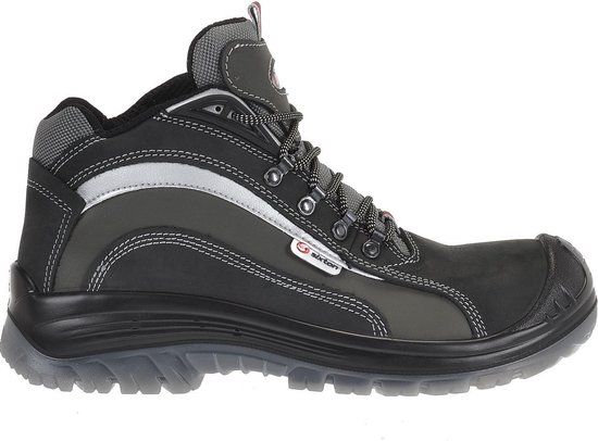 Sixton Adamello Werkschoenen Zwart/Grijs Hoog S3
