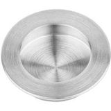Gedotec LADY Coquille Poignée Acier inoxydable mat brossé Rond 50mm Diamètre - 40mm Diamètre de perçage