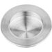 Gedotec LADY Coquille Poignée Acier inoxydable mat brossé Rond 50mm Diamètre - 40mm Diamètre de perçage