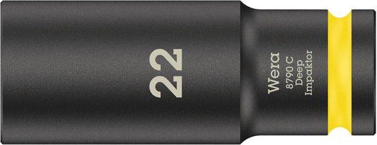 Wera 8790 C Impaktor Deep 05004838001 Inbus Dopsleutelinzetstuk 22 mm 1/2 (12.5 mm)