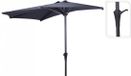 Merkloos Ambiance Parasol 270 cm Zwart