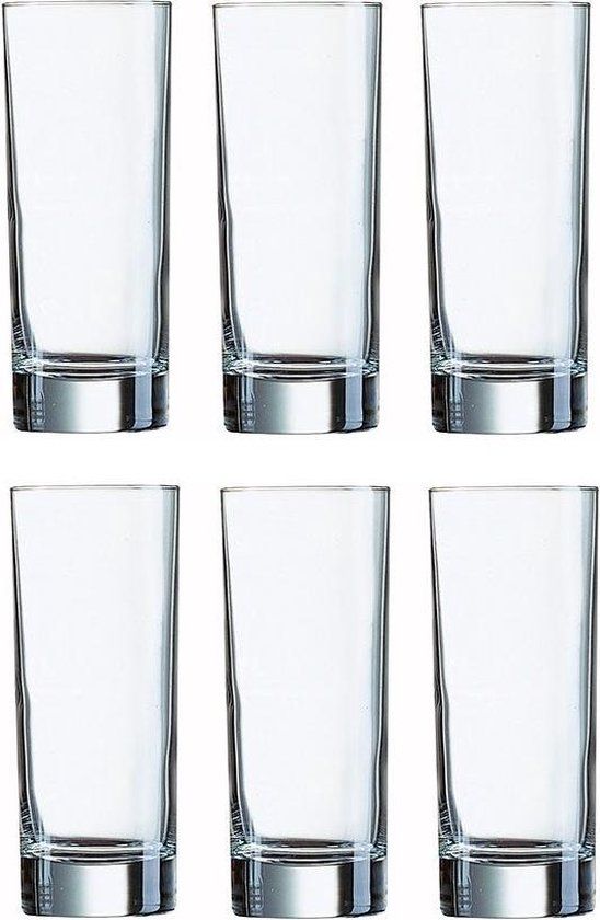 Arcoroc Islande Longdrinkglazen - 330 ml - Set van 6