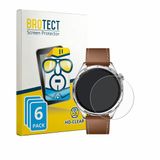 BROTECT - Screenprotector voor Honor Watch 6 - Folie Beschermfolie transparant 6 Stuks