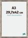 Your Decoration - Cadre photo A3 29,7x42 cm - MDF - Métal Vintage - Mura