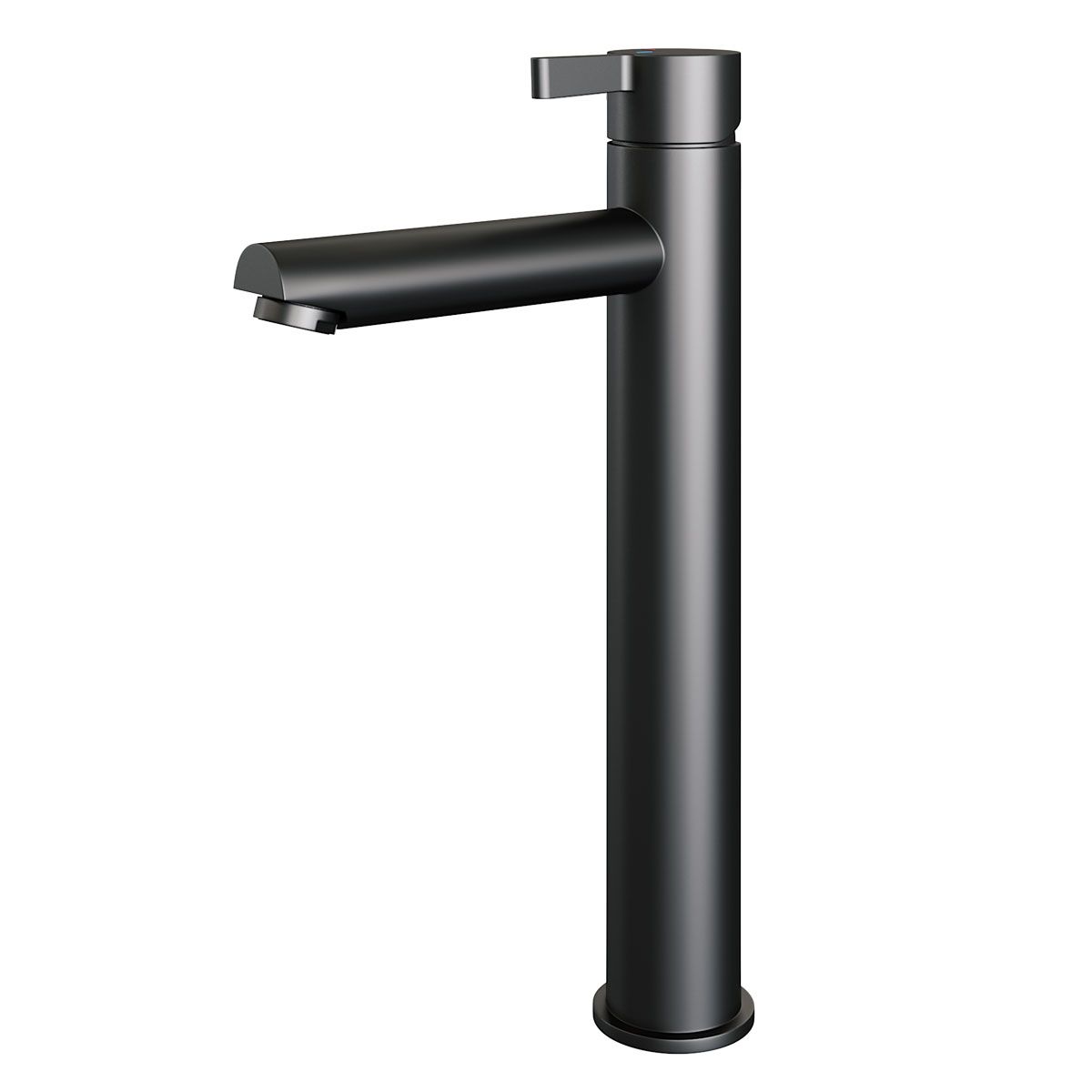 Brauer Wastafelkraan Black Edition HD1 Opbouw Hoog Mengkraan Rond Coldstart Mat Zwart 1 Greeps