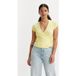Levi's Pull cache-cœur en tricot pour femmes, Jaune poudré, XS