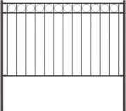 vidaXL - Schuttingpaneel ASSEN - 170 x 130 cm - Staal - Grijs