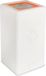 Vepabins BrickBin Circulaire Afvalbak BrickBin Plastic 65 liter, Wit-oranje (VB192410)