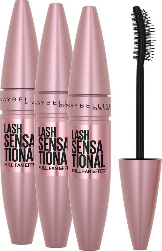 Maybelline Voordeelverpakking Lash Sensational Mascara Very Black - 3x 9,5 ml