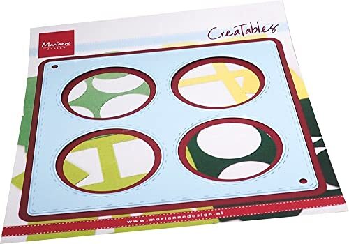 Marianne Design Creatables, Layout 4 Cirkels, voor Paper Craft Projects, Lichtblauw, One Size