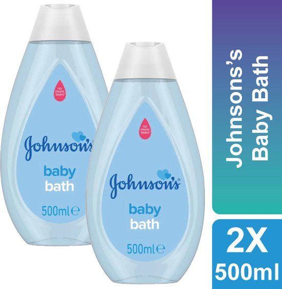 Johnson's Baby Badzeep - 2 x 500ml - No More Tears - Extra Zacht - voor de Gevoelige Huid