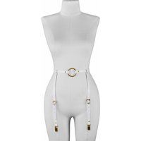 Elif Domanic Yera Jarretel Leren Lingerie Kinky Kleding Maat S