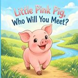 Little Independently Published Little Pink Pig, Who Will You Meet?: Meet a Gray Mouse, an Orange Fox, a brown Owl, a Blue Whale, a Green Turtle, a White Swan, a Red Crab, a Black Horse, a Tan Deer, and More